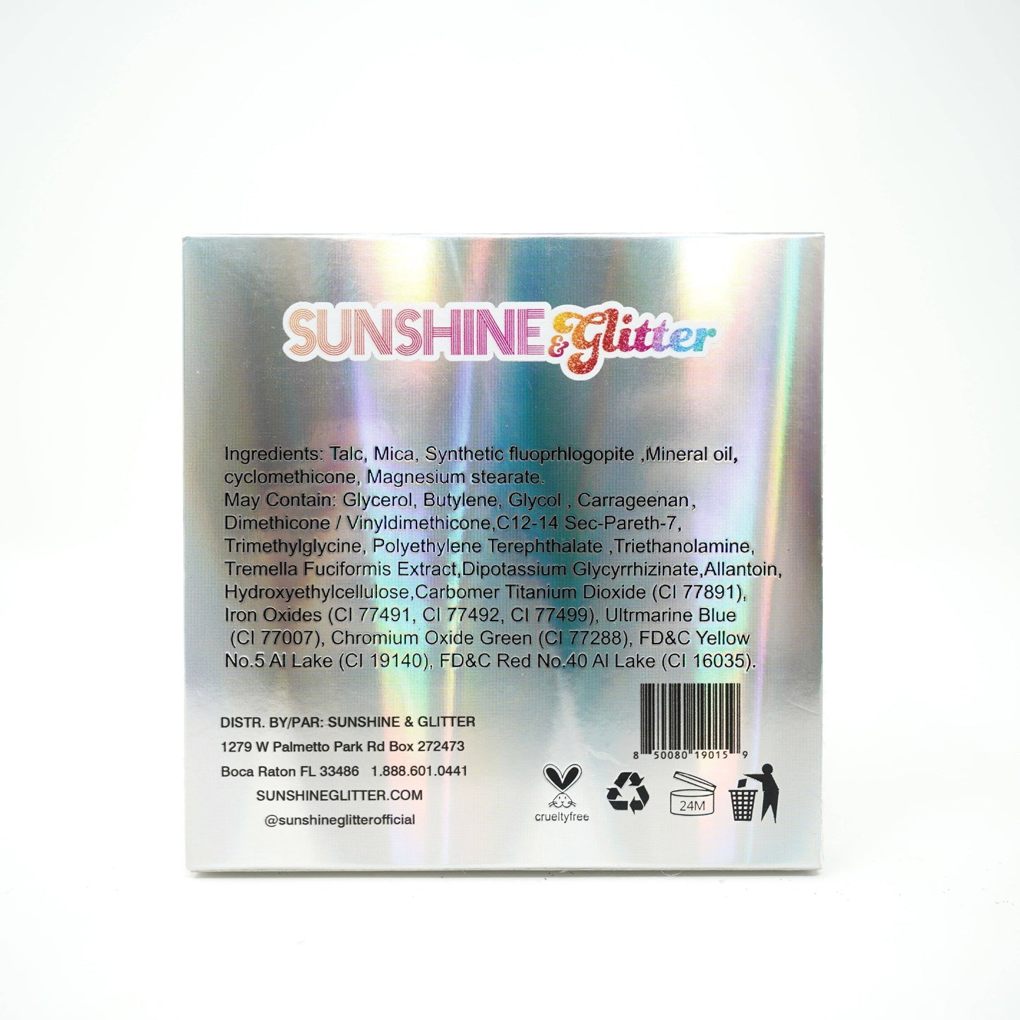 Sunshine & Glitter - DISCO A GO GO- Radiant Glow Eyeshadow Palette