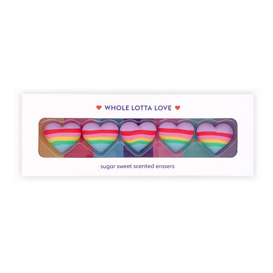 SNIFTY - WHOLE LOTTA LOVE - SCENTED ERASERS SET of 5