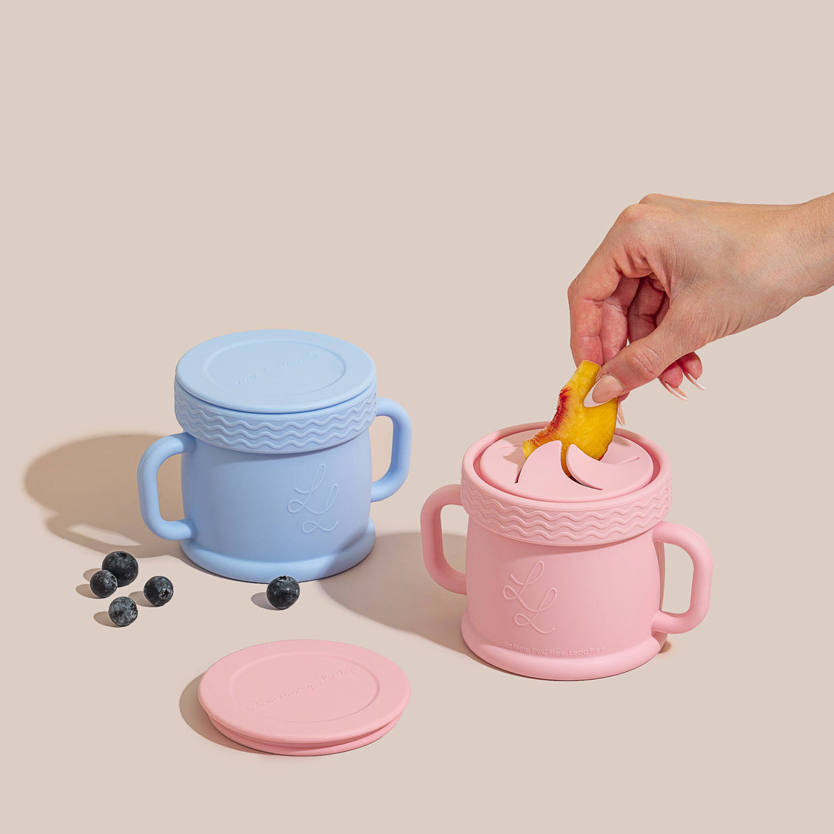 Lowcountry Littles - Coastal Cup: Nontoxic Snack Cup With Lid