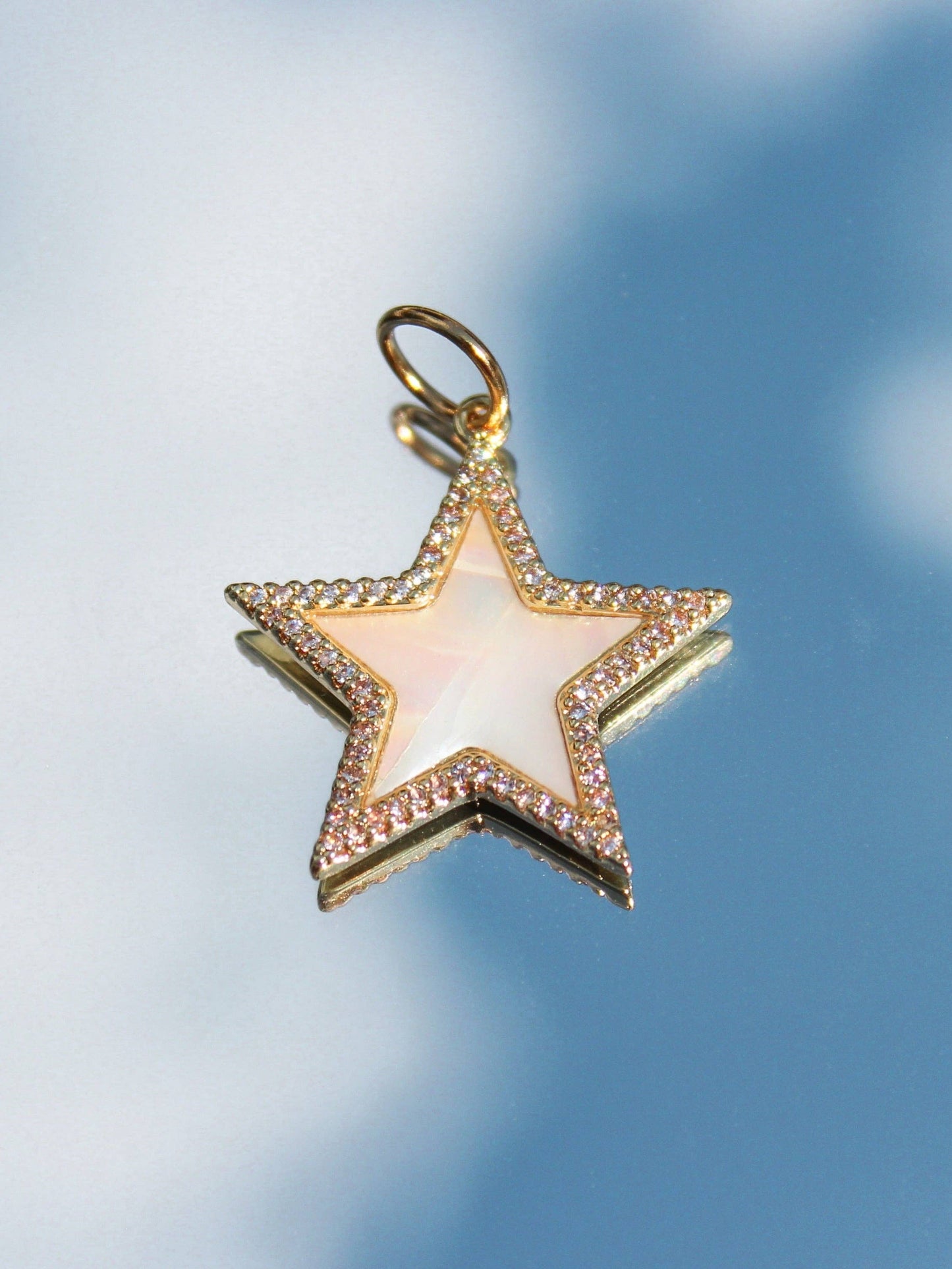 Beaded by Meg - Mother of Pearl Star Charm