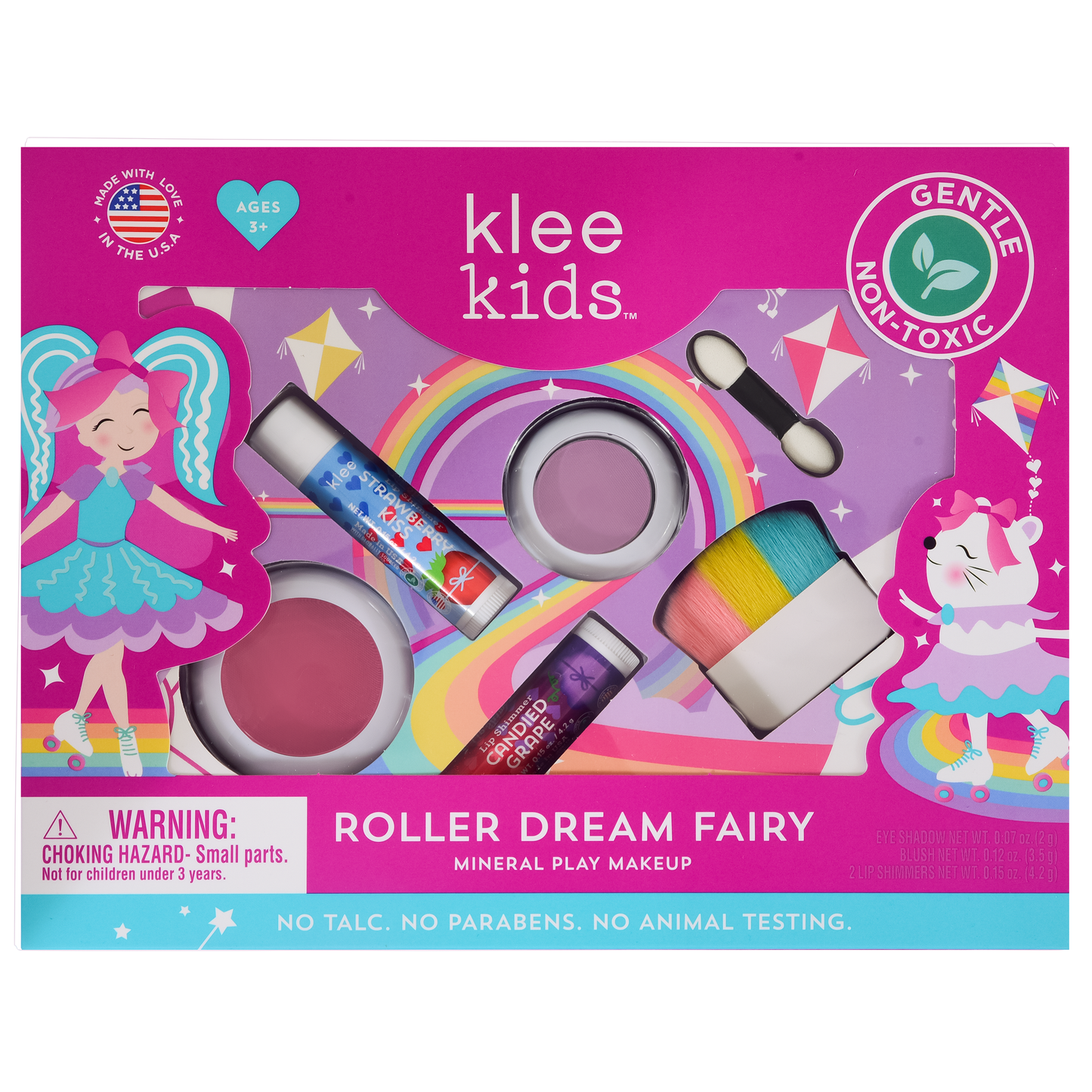 Klee Naturals - NEW!! Honey Glow Fairy - Klee Kids Play Makeup 4-PC Kit: Honey Glow Fairy