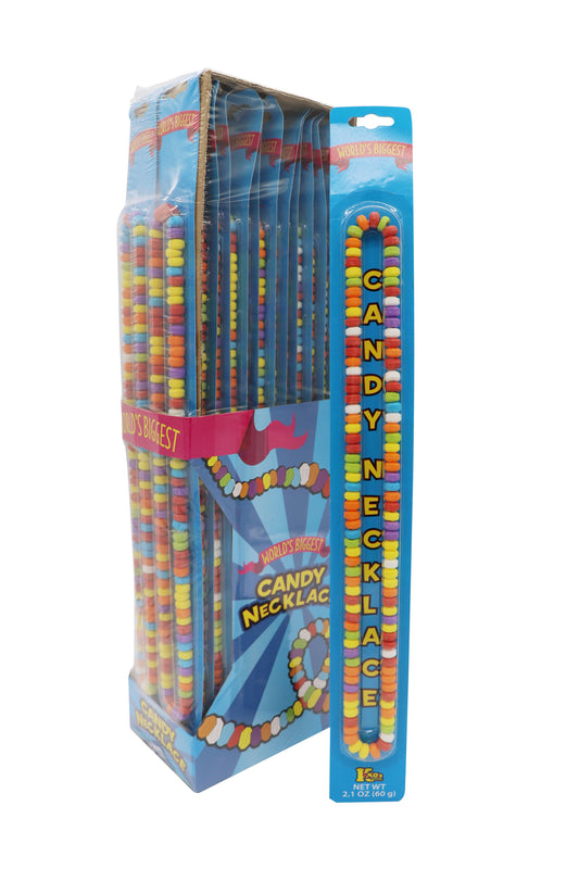 Grandpa Joe's Candy Shop - Giant Candy Necklaces, 2.1oz, 24ct Case