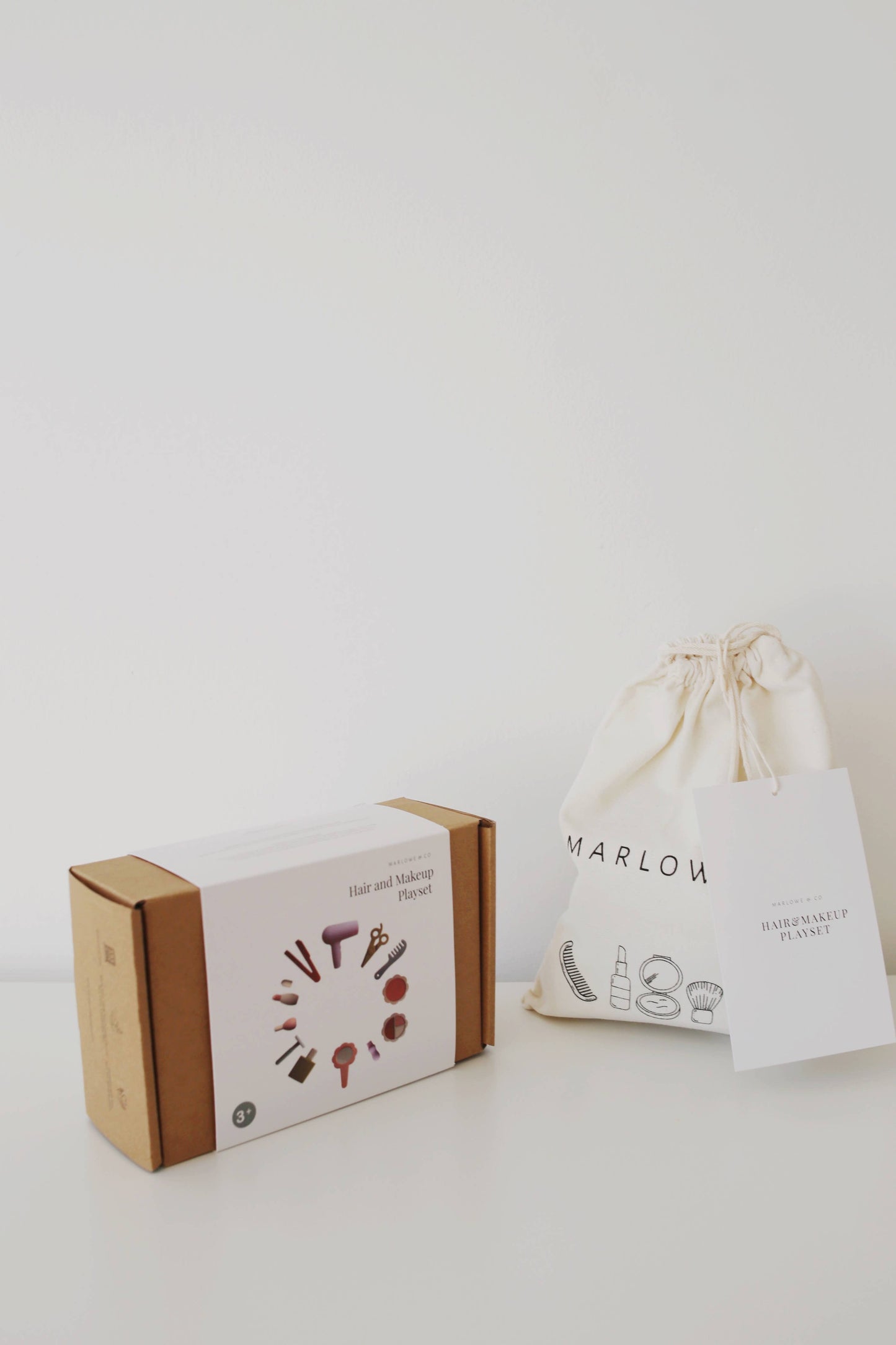 Marlowe & Co - Silicone Hair and Makeup Playset