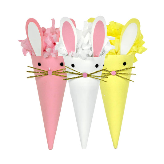 TOPS Malibu - Mini 4" Surprise Cone - Easter - Bunny - Assorted Colors