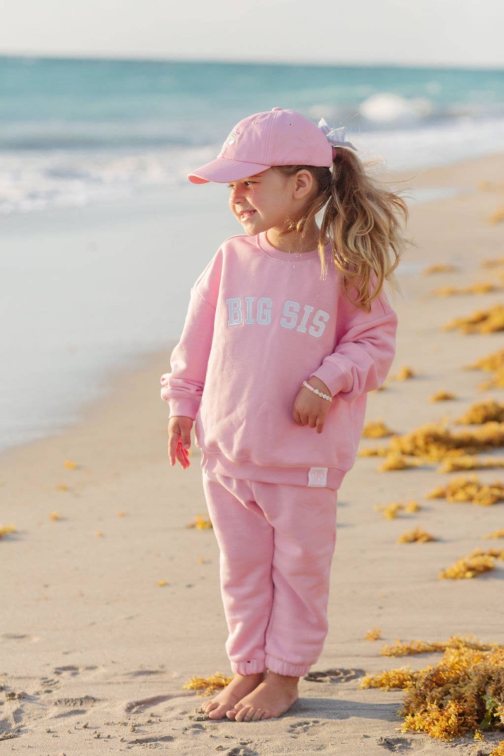 Bits & Bows - Rainbow Sparkle Bow Baseball Hat Youth (ages 2-7)