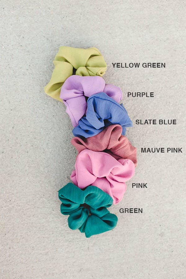 Solid Color Scrunchie