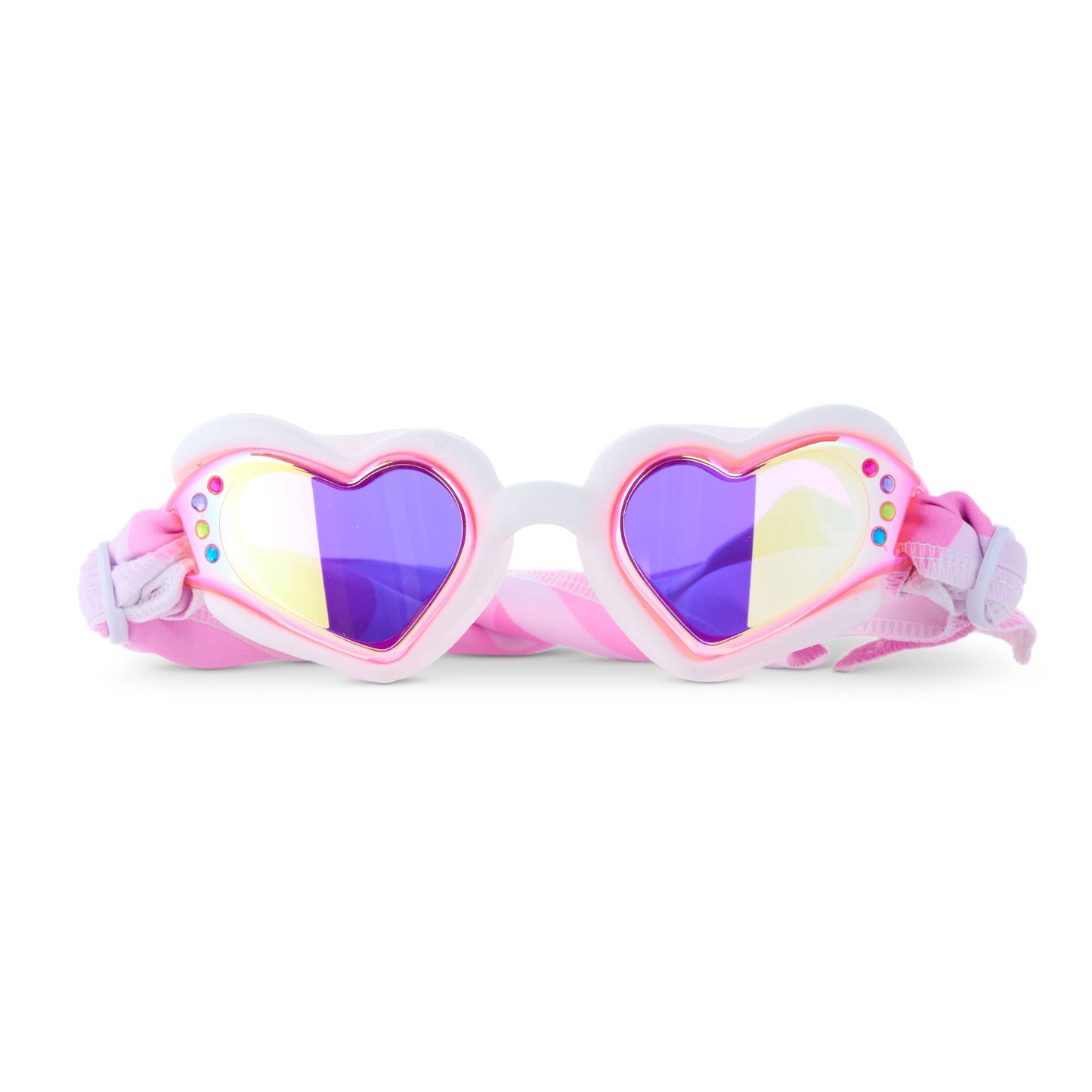 Bling2o - Soft Crush Fabric Strap Heart Swim Goggle