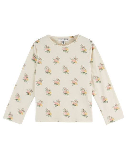 Emile & Ida Flower All Over Printed Tee Fleurs