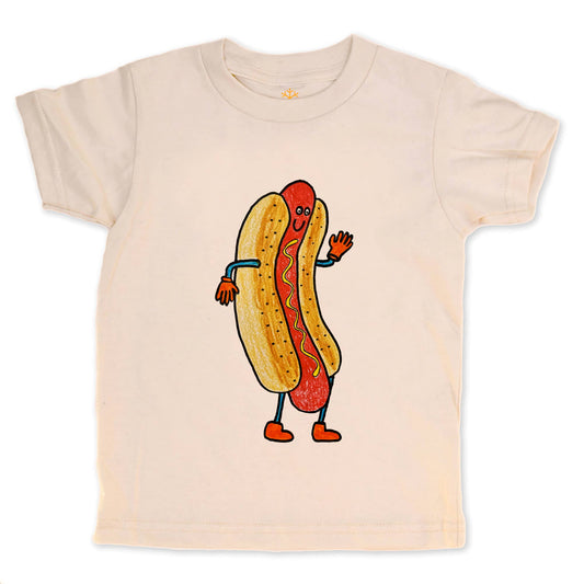 orangeheat - Hotdog - Kids Organic Tee