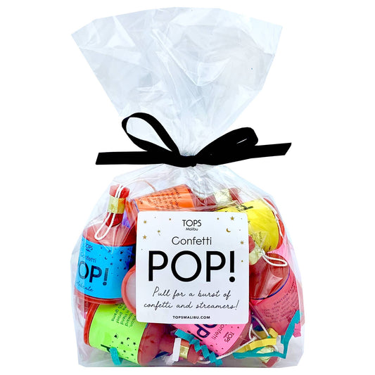 TOPS Malibu - Confetti Pop! Streamers - Multi-Color - Set of 12