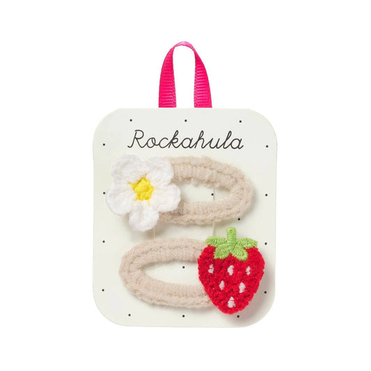 Rockahula Kids US - Crochet Daisy and Strawberry Clips