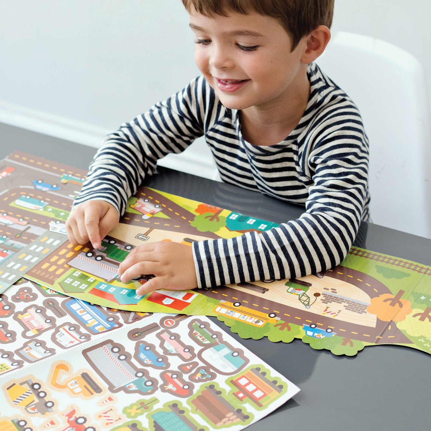 Chronicle Books - Roads & Rails Sticker Activity Set