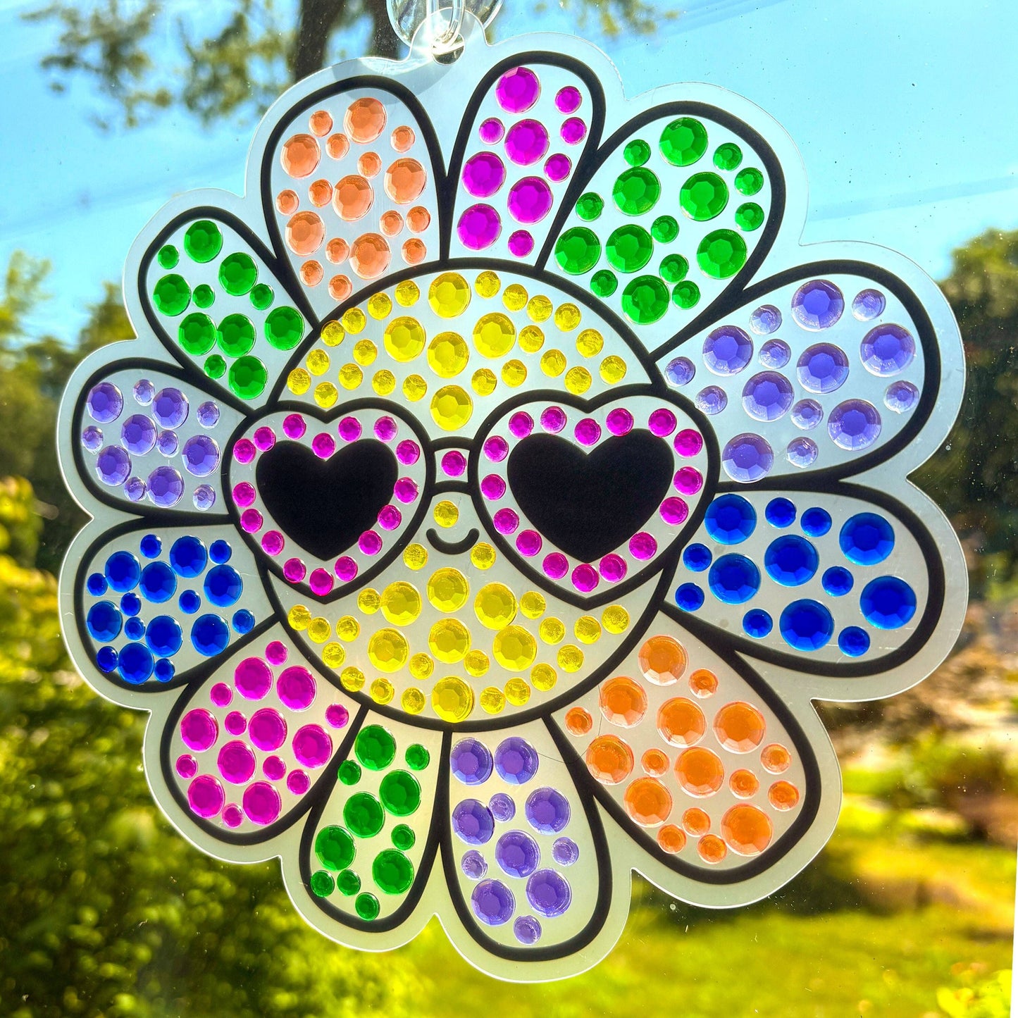 OOLY - Sun Sparkles Gem Suncatcher Kit - Rainbow Magic