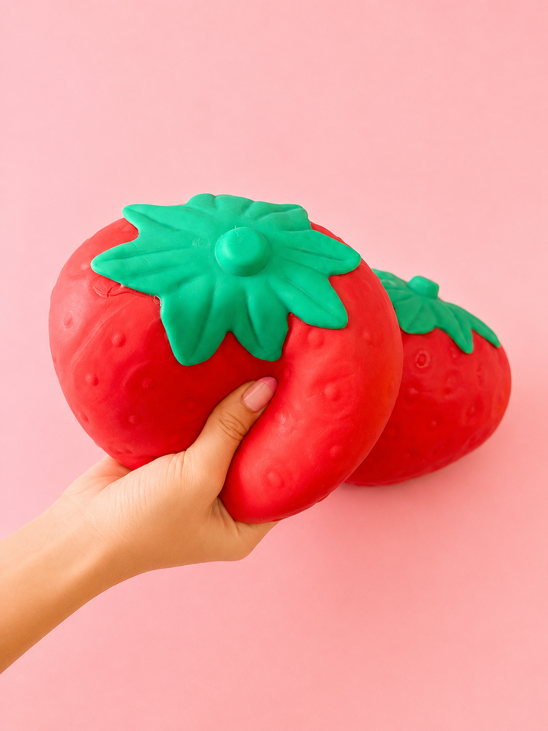 Pop Squish Co. - Berry Cute Strawberry Jumbo XL Squishy