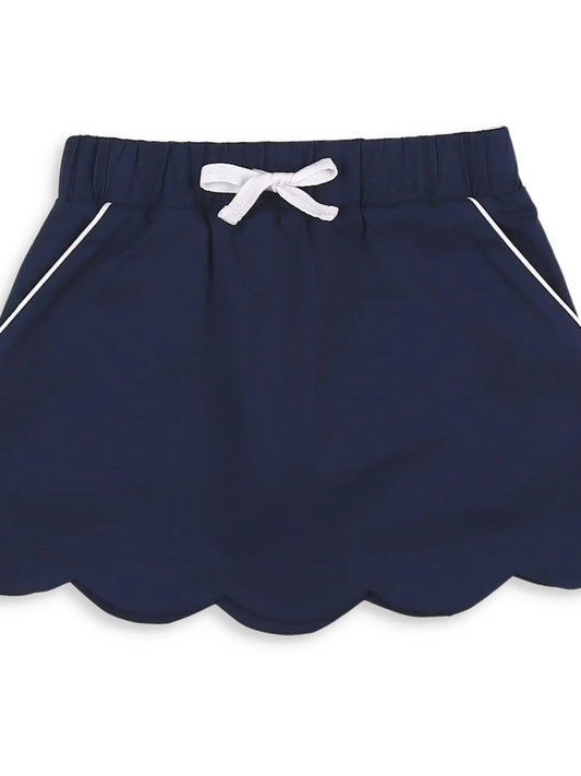 Shrimp and Grits Girls Navy Back To School Skort