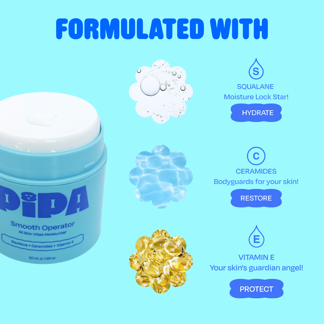 Pipa Skin Care - Skincare Start Young Bundle Gift Set | 3-Step Gentle Routine