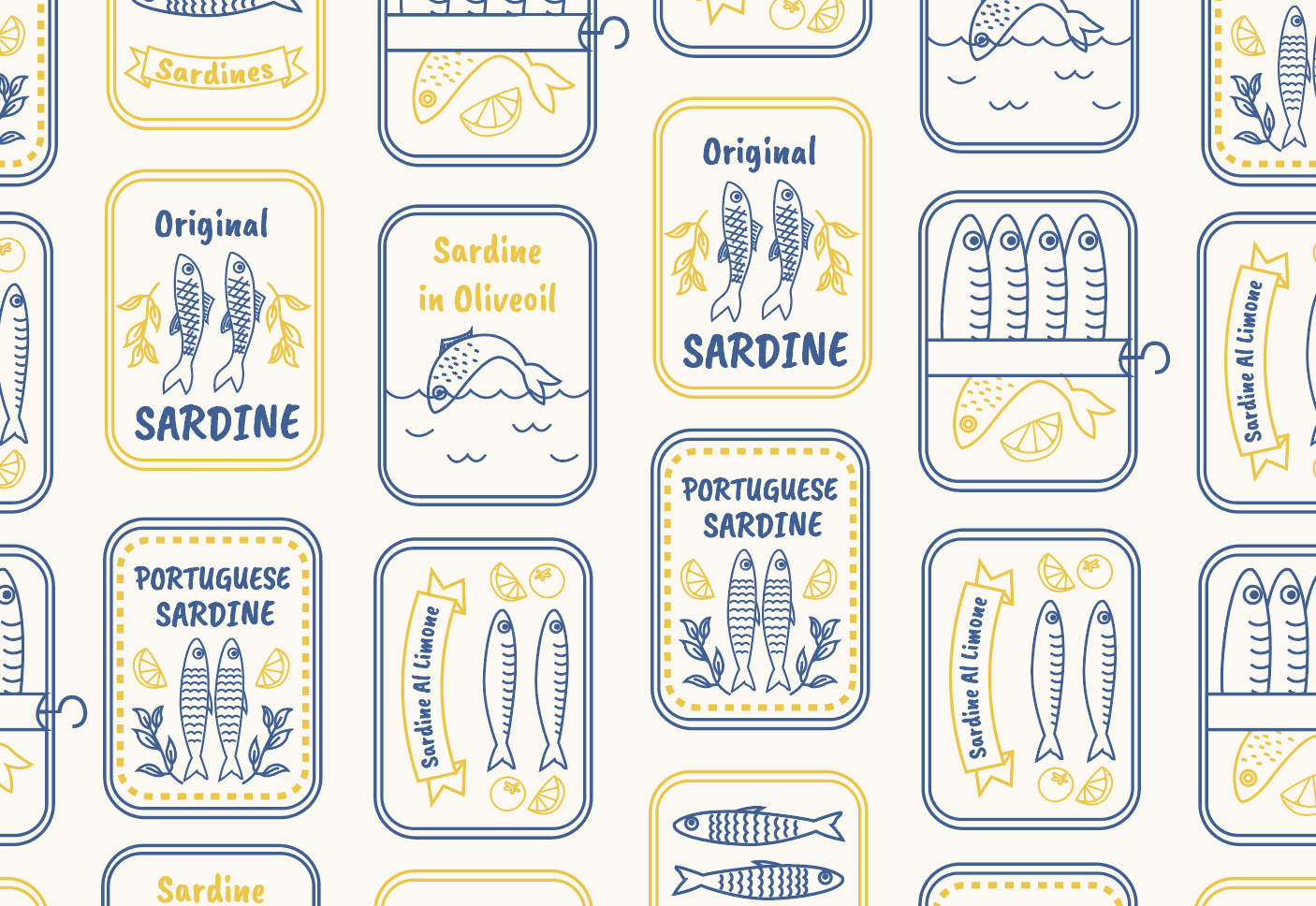 Polished Prints - Sardine Bamboo Baby Sleeper