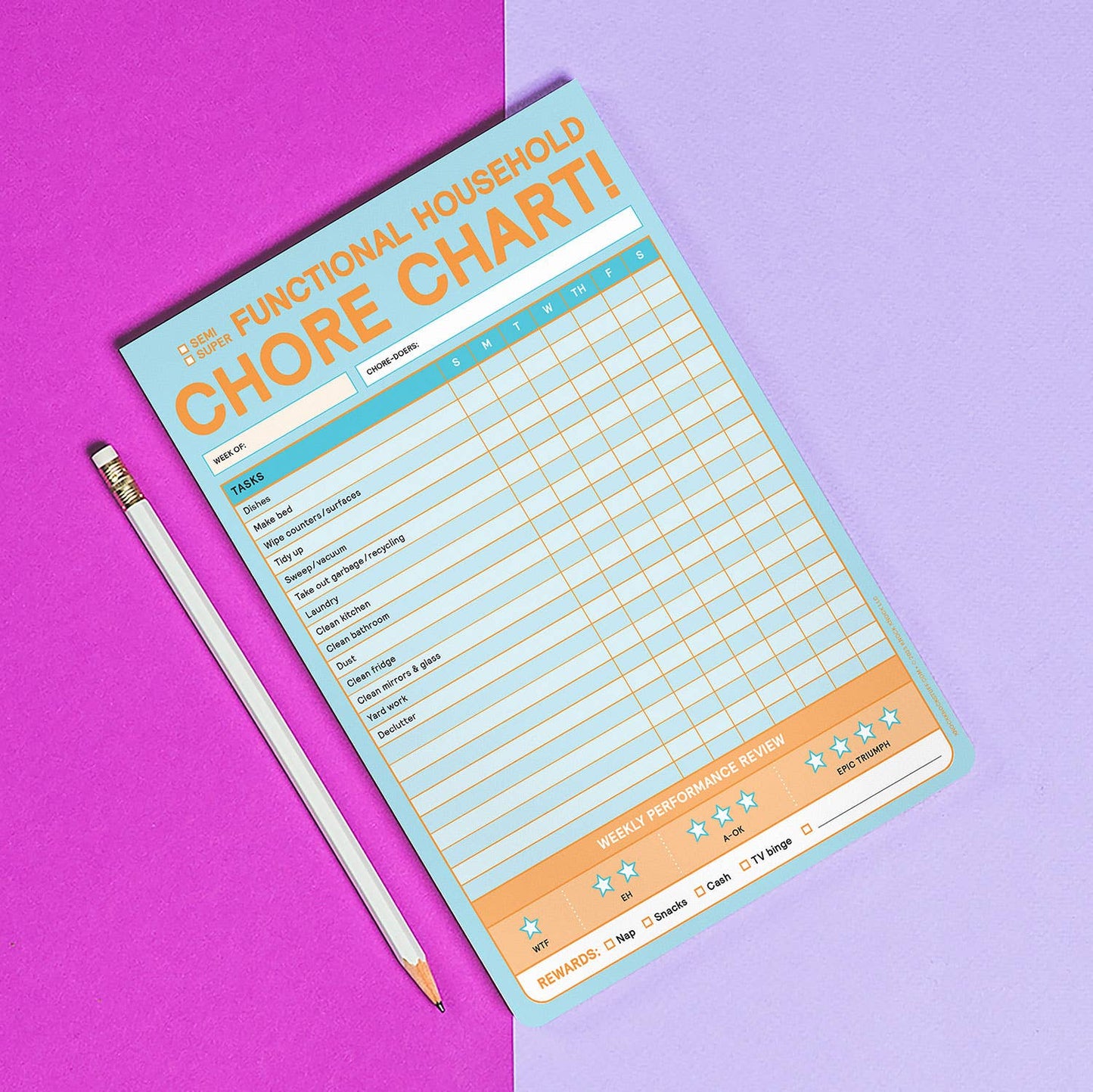 Knock Knock - Chore Chart Big & Sticky Notepads