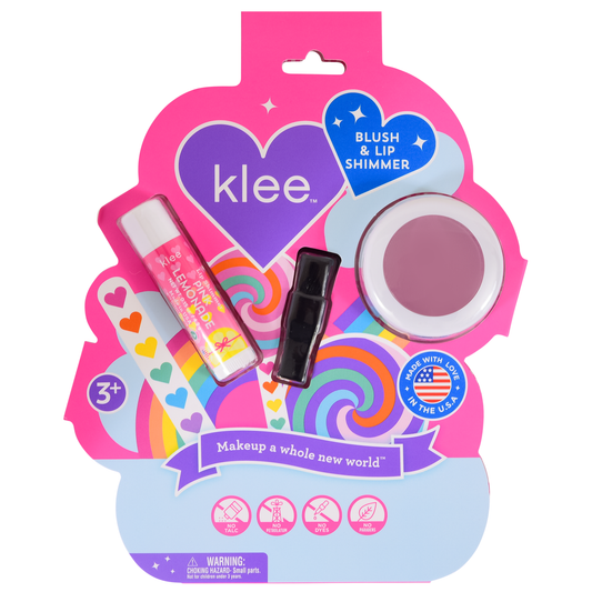 Klee Naturals - NEW!! Seabreeze Spark - Blush and Lip Shimmer Set: Rainbow Glitz