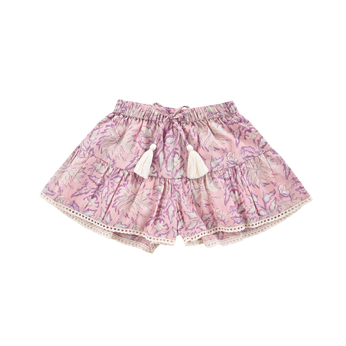Louise Misha Top and Shorts Set in Pink Daisy Garden - Set Only