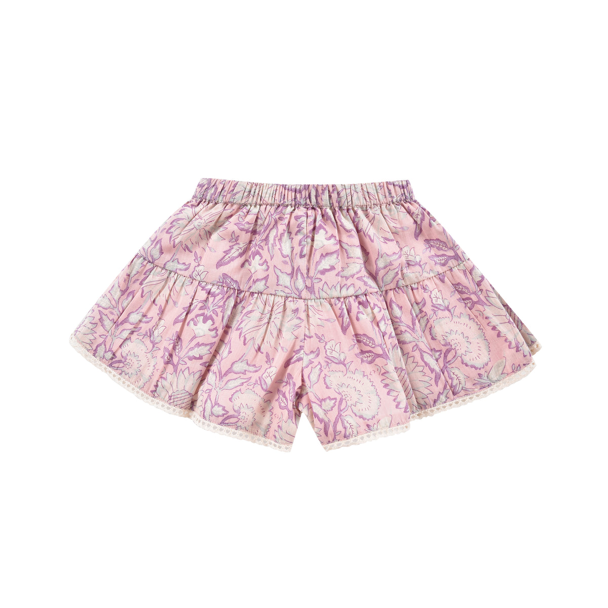 Louise Misha Top and Shorts Set in Pink Daisy Garden - Set Only