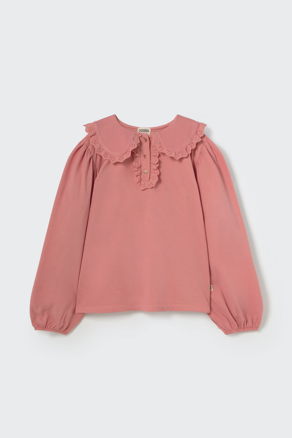 My Little Cozmo Soft Warm Jersey Blouse Rose Tea