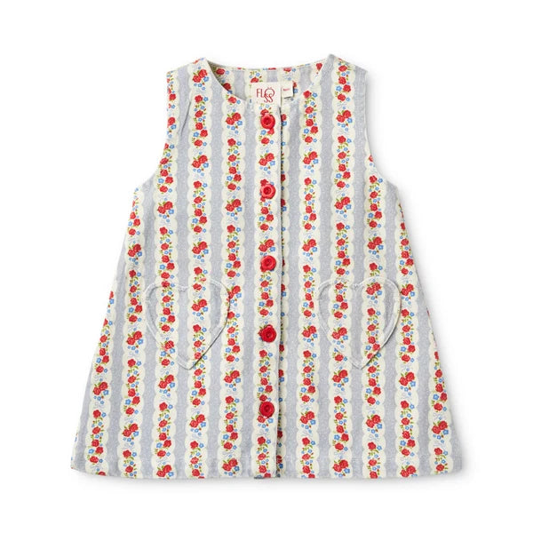 Floss Aria Dress Blue Air Rose