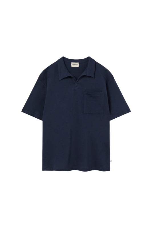 My Little Cozmo Fine Jersey Polo Shirt Navy