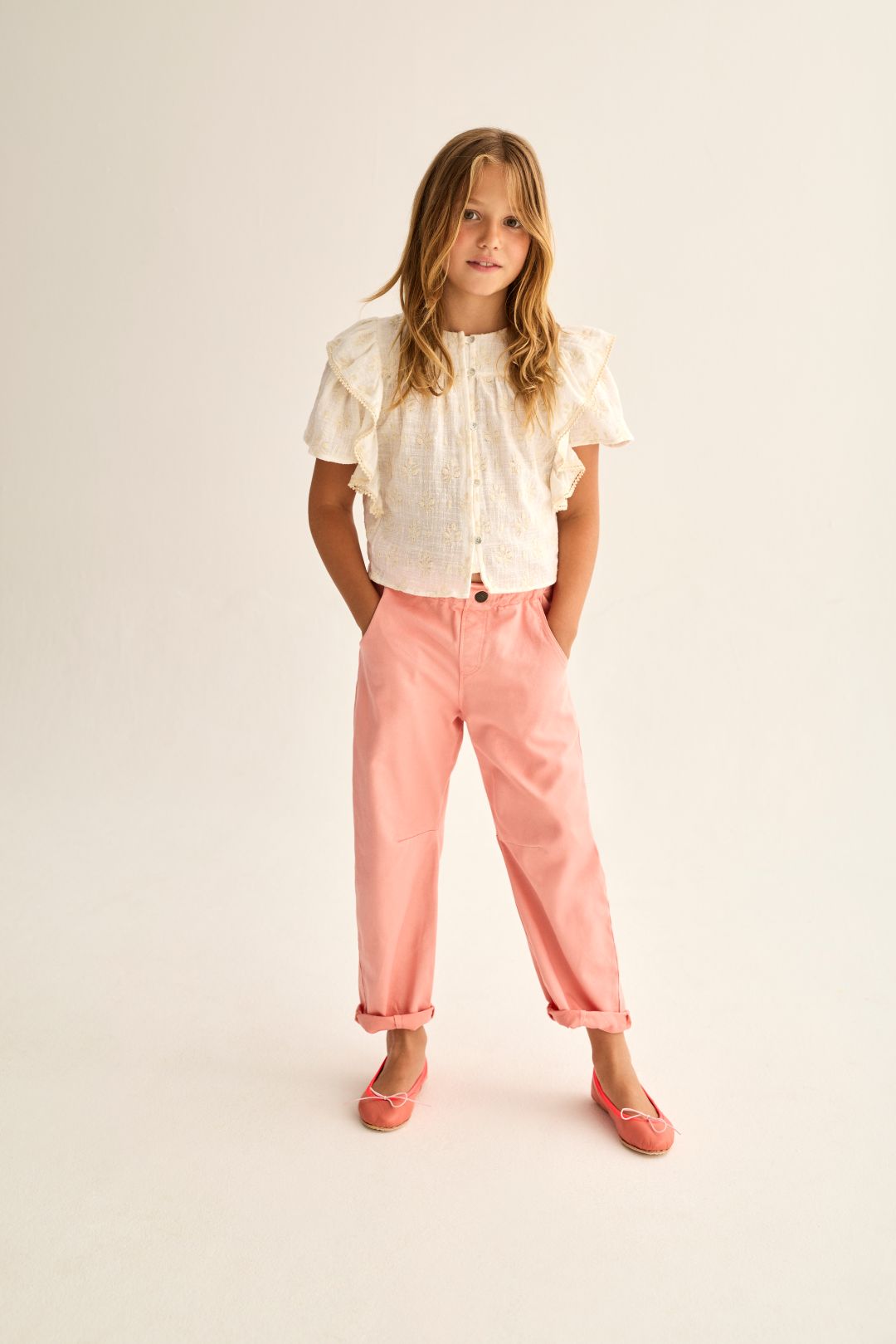 Cozmo Atena Twill Pants Rose
