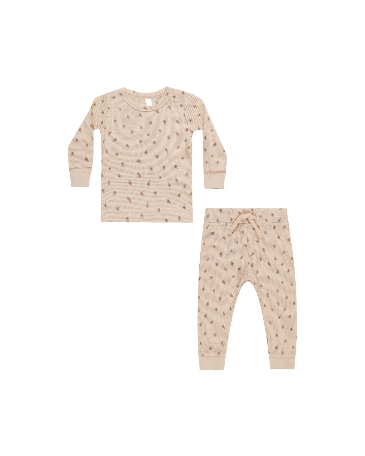 Quincy Maewaffle Top + Pant Set Blossom