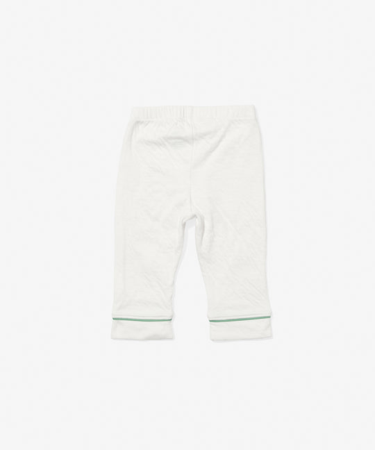 Oso & Me Andy Baby Legging Seafoam Piping