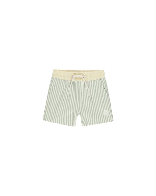 Rylee + Cru Boardshort Sage Stripe