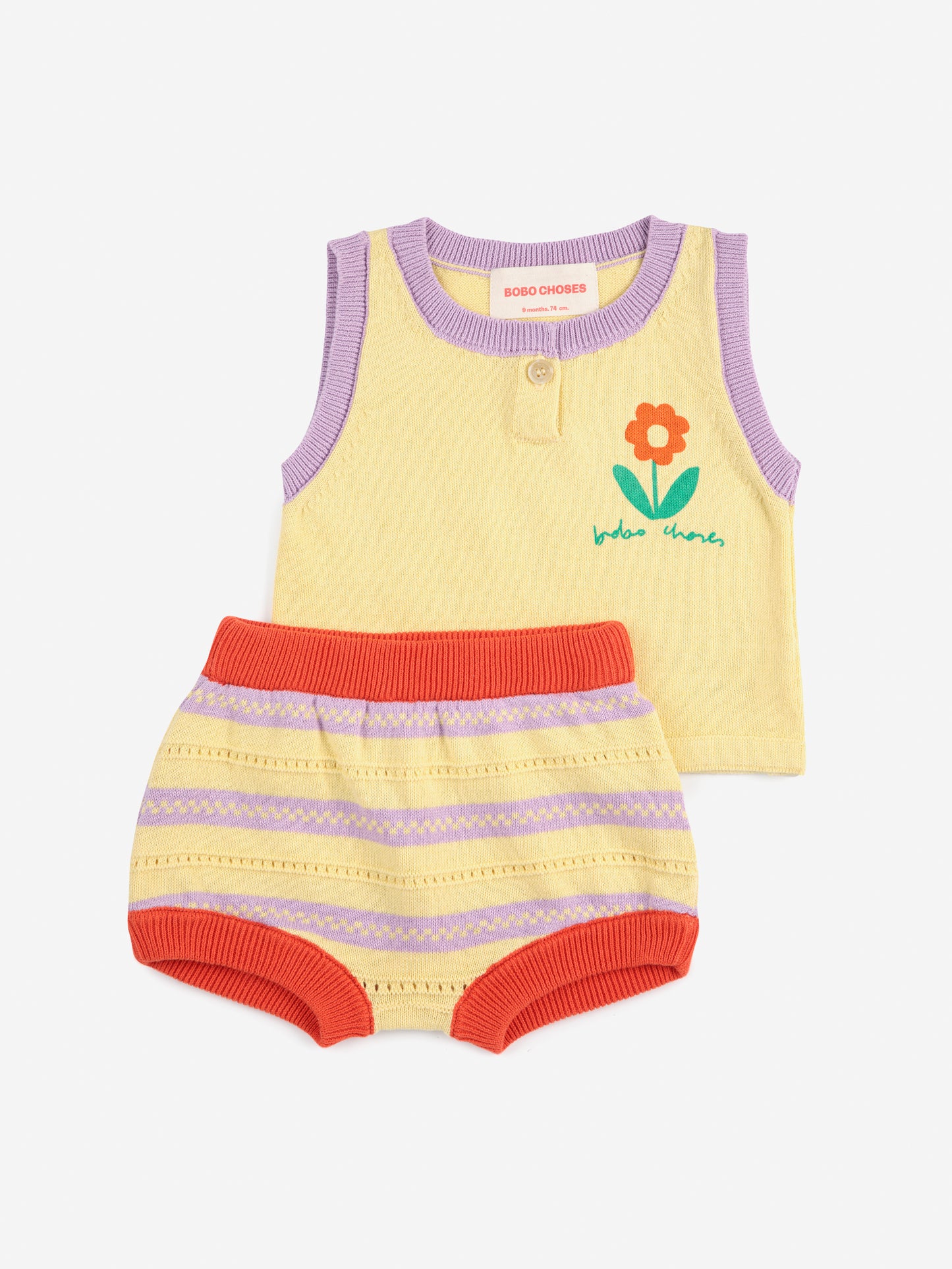 Bobo Choses - Flower Knitted Set