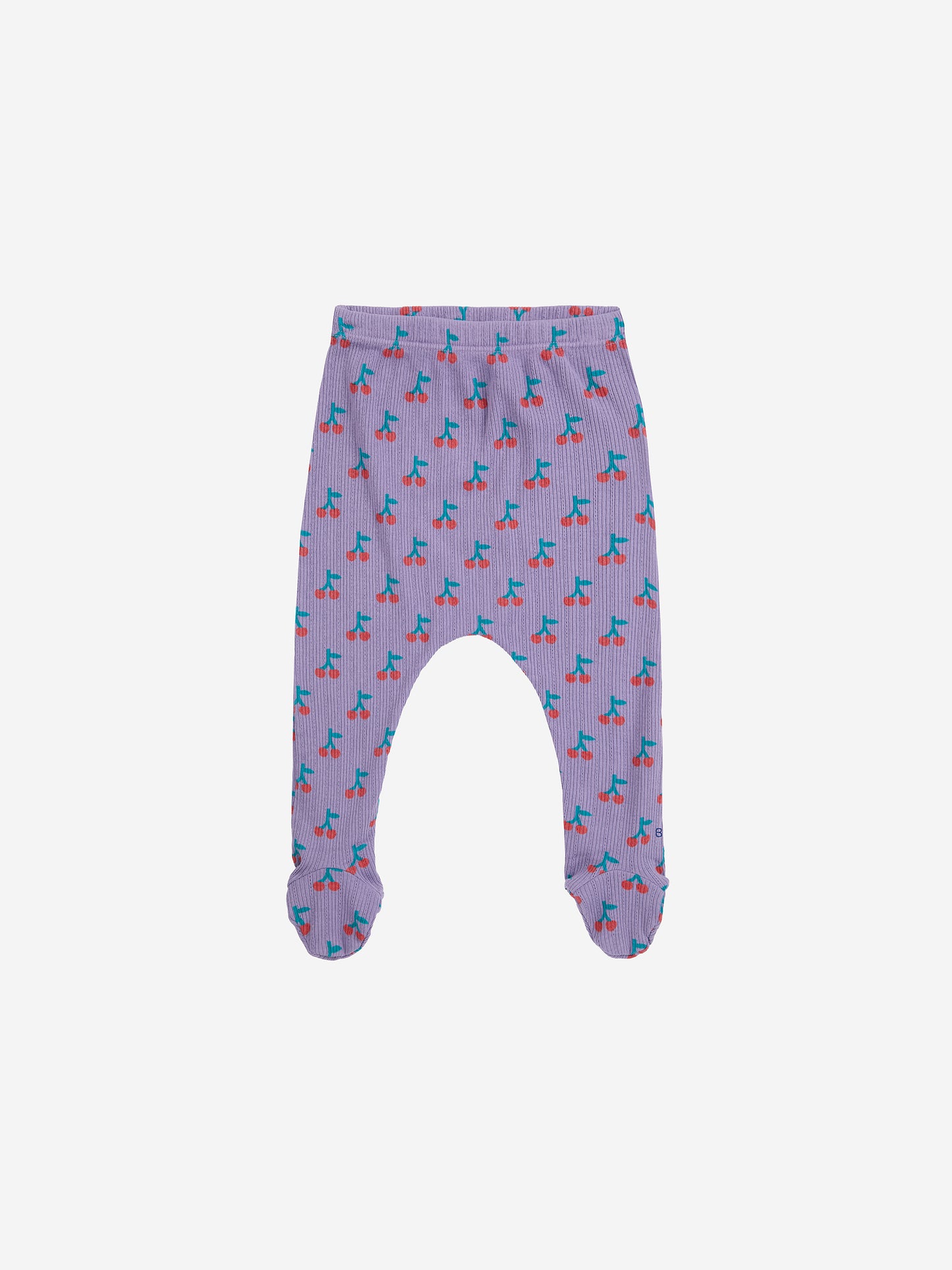 Bobo Choses Baby Cherry All Over Footed Leggings Purple