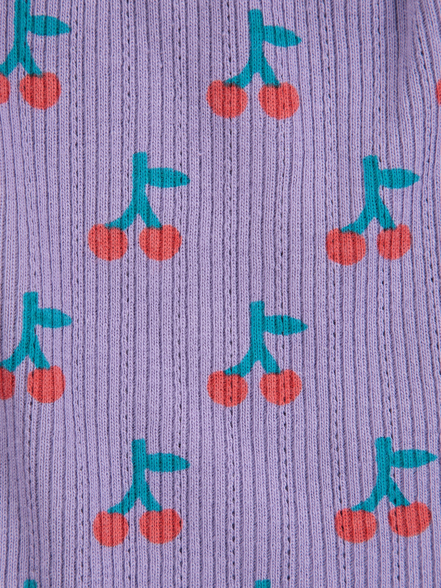 Bobo Choses Baby Cherry All Over Footed Leggings Purple