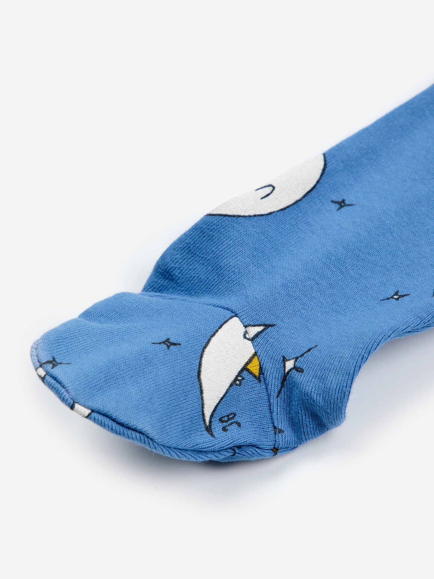 Bobo Choses Baby Beneath the Moon Footed Leggings Blue