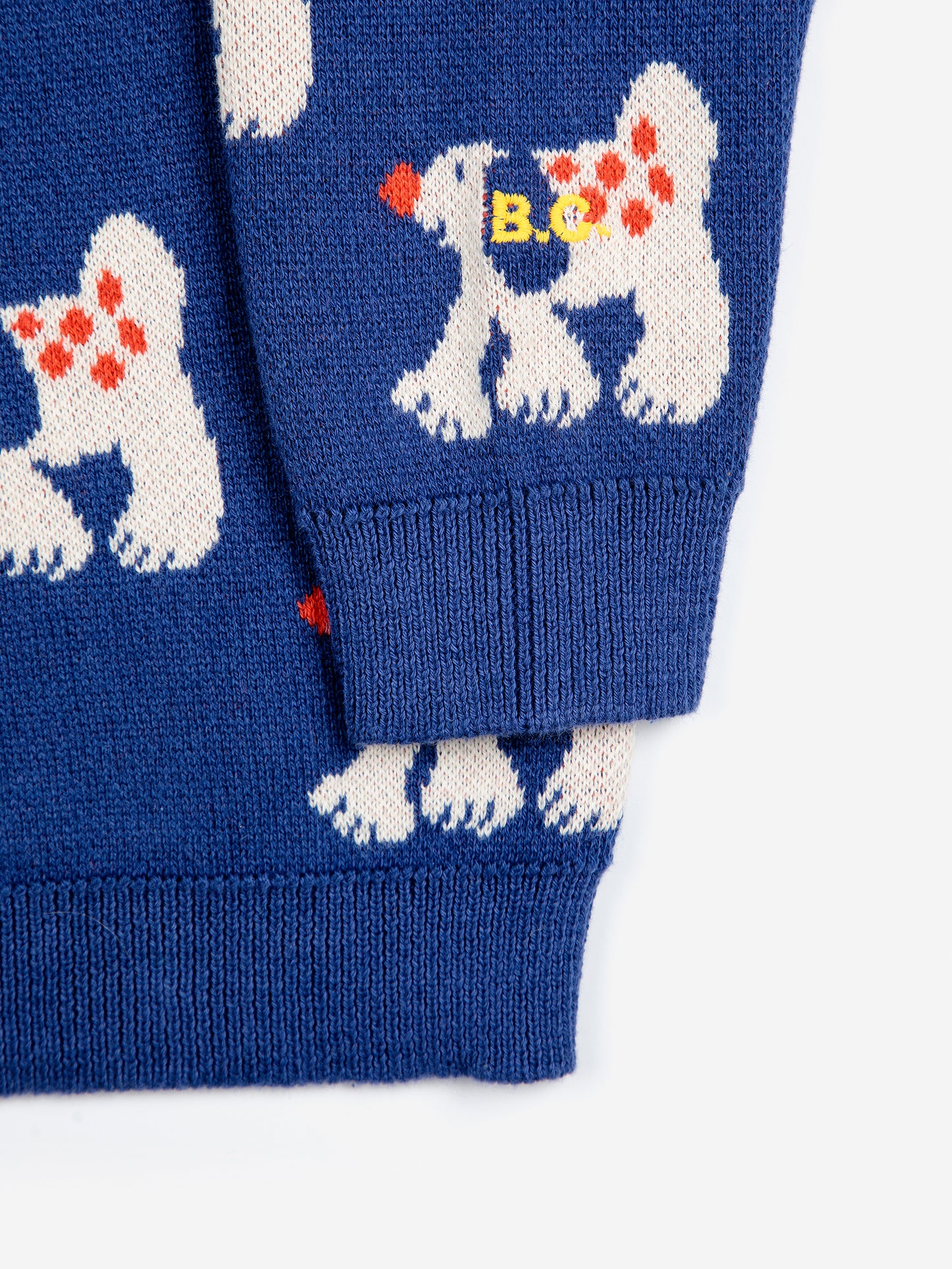 Bobo Choses Baby Fairy Dog Cardigan Navy Blue