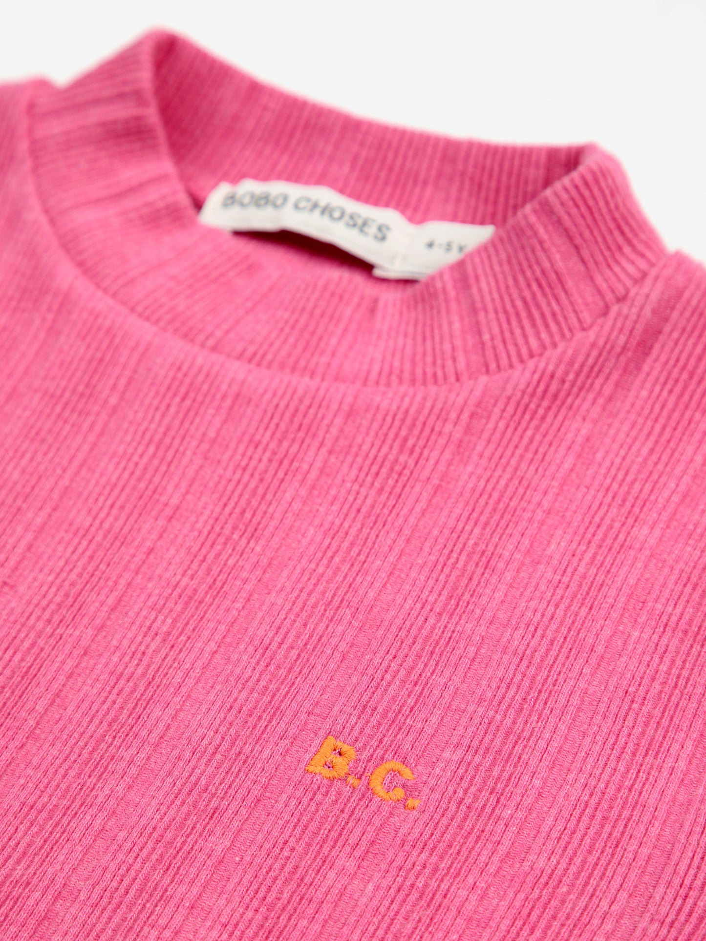 Bobo Choses BC Fantasy Rib Turtle Neck T-Shirt Fuchsia