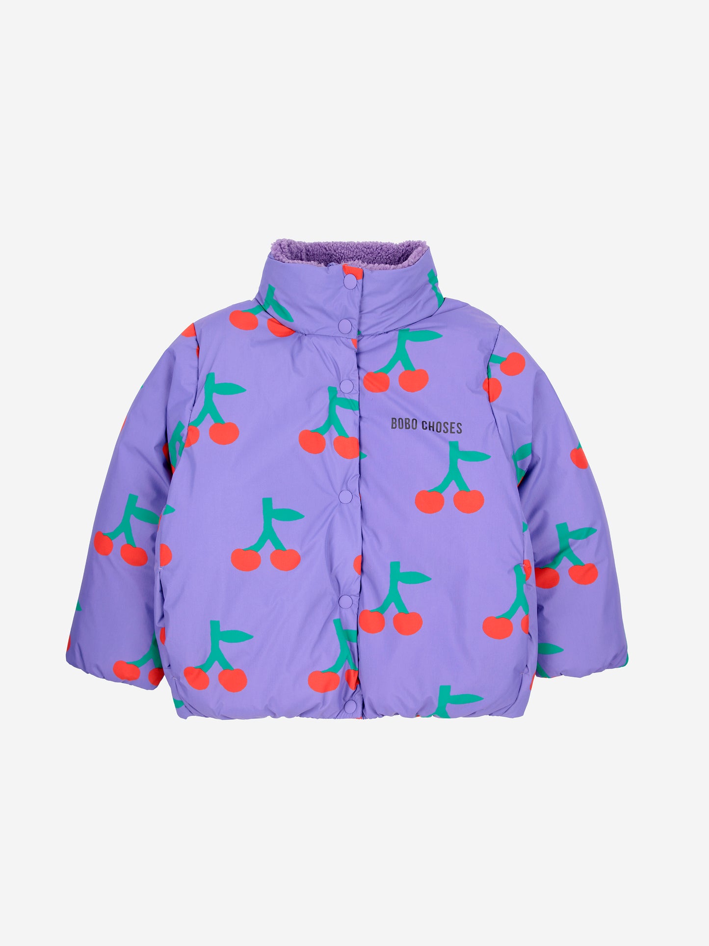 Bobo Choses Bobo Cherry All Over Anorak Lavender