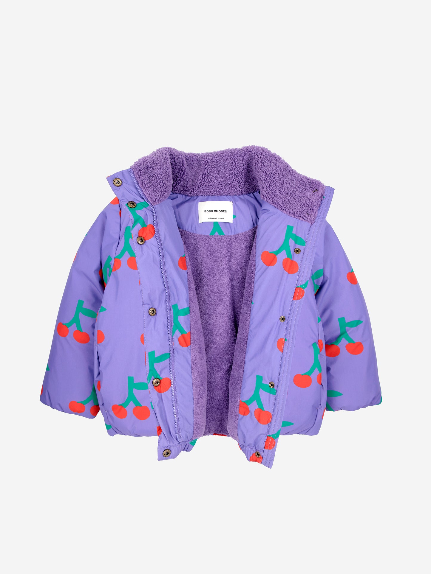 Bobo Choses Bobo Cherry All Over Anorak Lavender