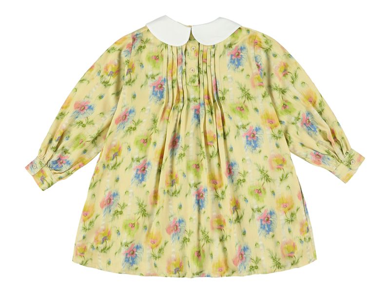 Morley Yda Girls Dress With White Collar Cream