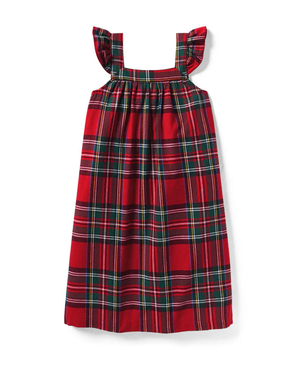 Petite Plume Girls Brushed Twill Clara Nightgown in Imperial Tartan