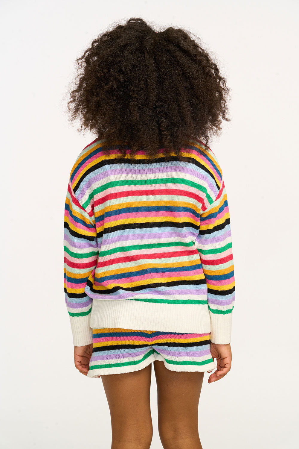 Chaser Brennan Pullover Sweater - Bright Stripes