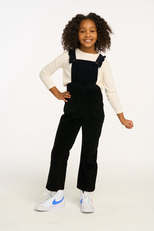 Chaser Fairy Corduroy Overall - Raven