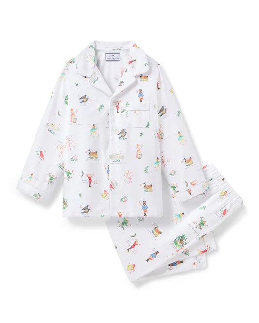 Petite Plume Children's Twill Pajama in 12 Days of Christmas