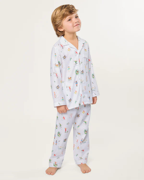 Petite Plume Children's Twill Pajama in 12 Days of Christmas