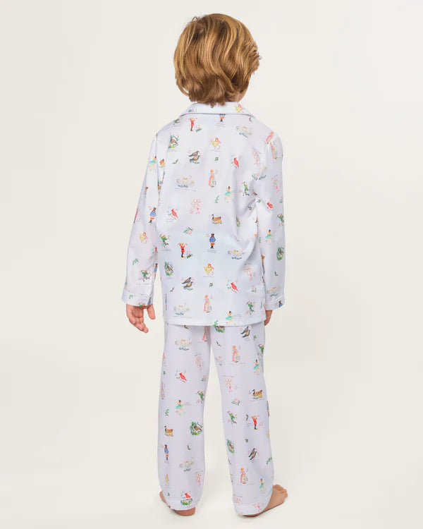Petite Plume Children's Twill Pajama in 12 Days of Christmas