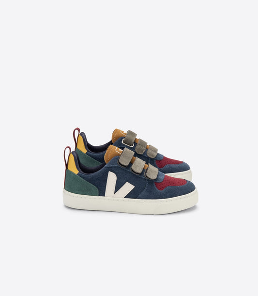 Veja Small V-10 Suede Multico-Nautico