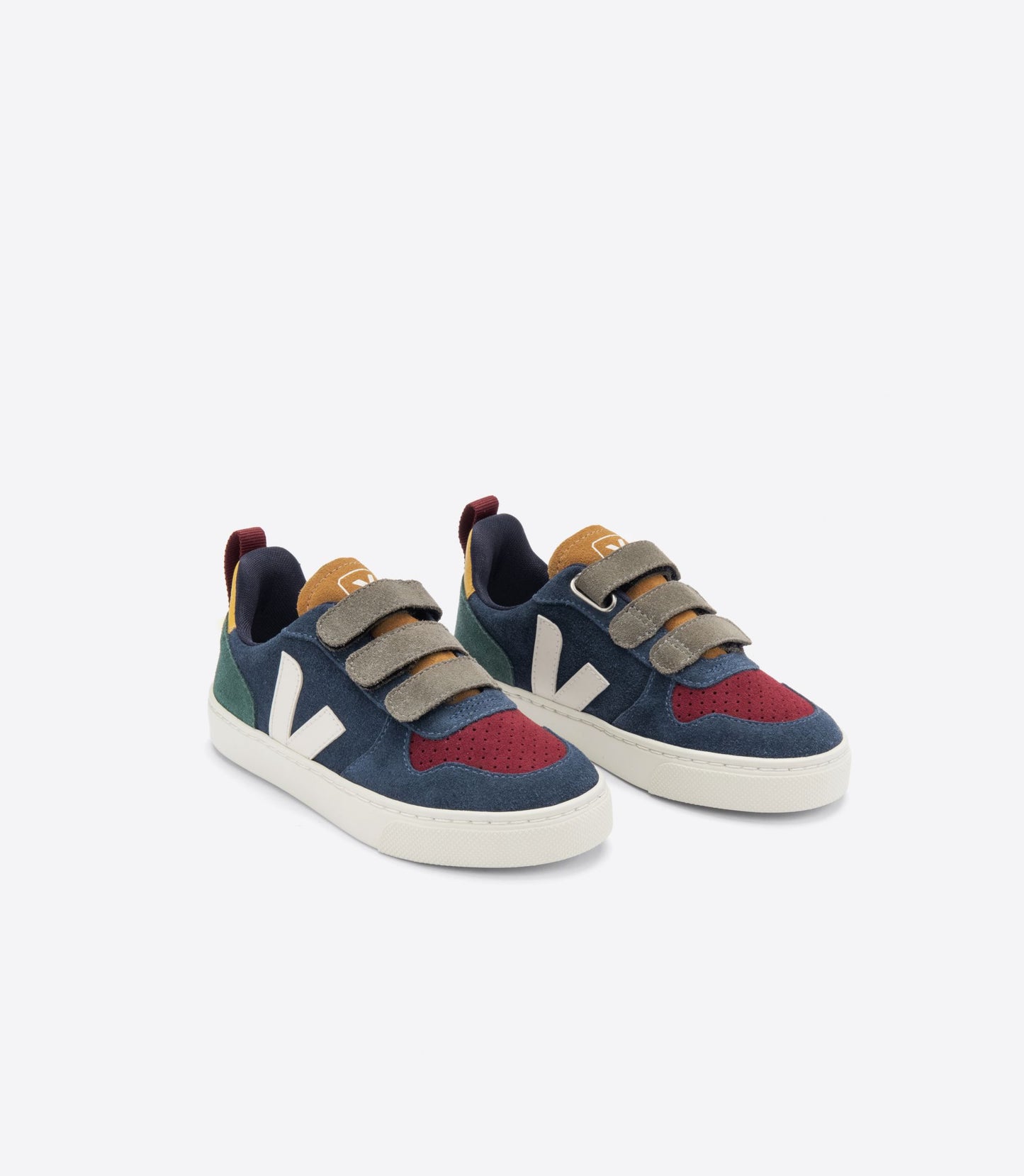 Veja Small V-10 Suede Multico-Nautico