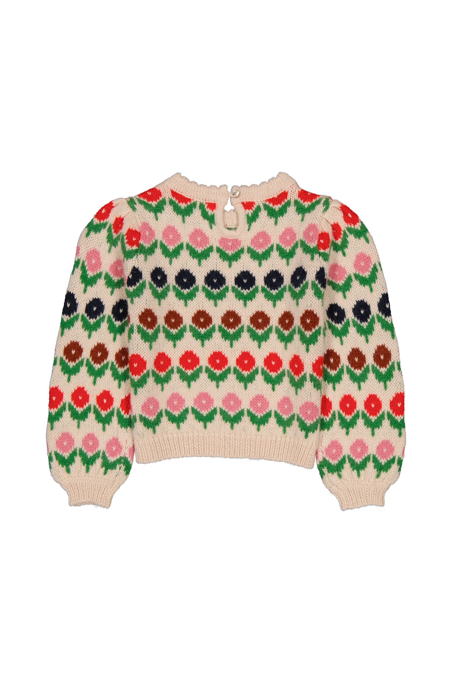 Hello Simone Cleophee Jumper Fleurette Ecru